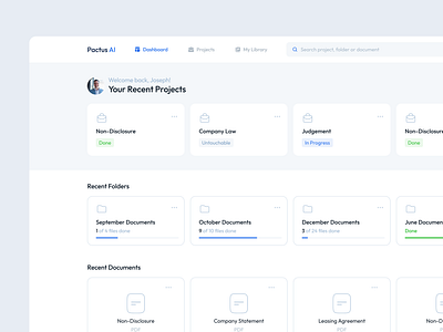 AI Legal Document File Manager analytics dashboard design document file manager files finder law lawer search