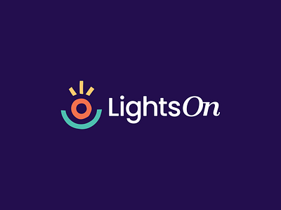 Lights On Logo Concept branding graphic design logo