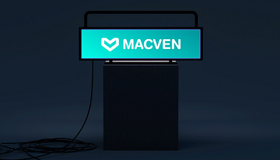 Macven- Logo Design Concept blockchain branding creative crypto currency decentralized defi firelab focus lab hola lab logo logo design logo designer marketing modern nfts slack startup token web3