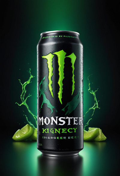 MONSTER BRAND DESIGN 3d advertising ai animation brand brand design branding design graphic design illustration logo monster post social media post typography ui vector visual design visual identity visuall