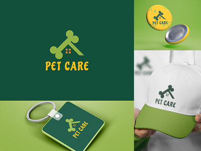 Pet Care Logo Design brand identity branding dog logo logo logo design minimal minimal logo modern logo pet care pet care branding pet care logo