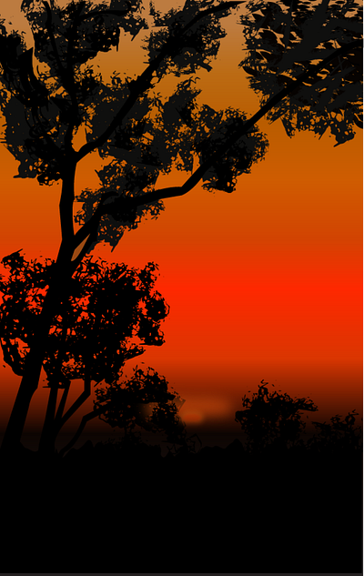 sunset illustration. 3d branding desing graphic design illustration motion graphics sunset