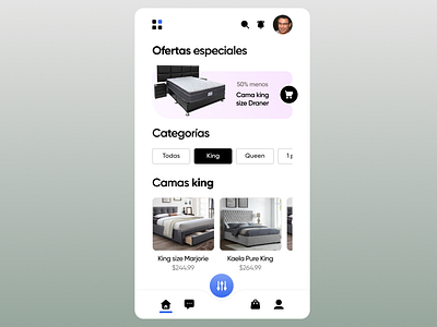 Ecommerce Mobile App - UI UX Design e commerce store ui