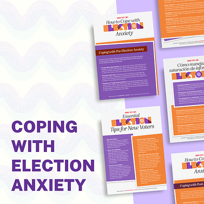 Election Stress & Anxiety (Social Media + Digital PDF) election election stress graphic design instagram pdf social media social media content social media design