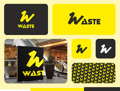 Logo Waste 3d animation branding graphic design logo motion graphics ui