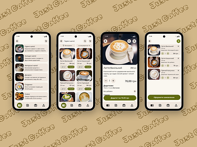 Coffee Ordering App UI/UX Design app basket coffe menu mobile design product page ui ux