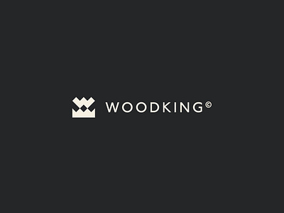 WoodKing | Visual identity branding design graphic design king logo logo king logo wood sawmill vector visual identity wood woodking