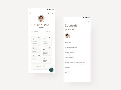 Clinical Care care children clean clinical material design mother ui ux