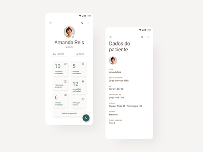 Clinical Care care children clean clinical material design mother ui ux