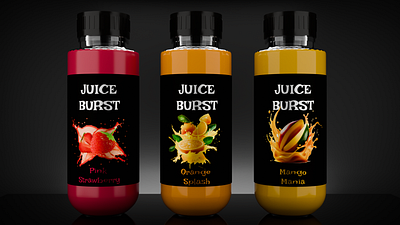 UV 3D Model 32: Juice Products 3d animation app branding design graphic design illustration logo motion graphics typography ui ux vector