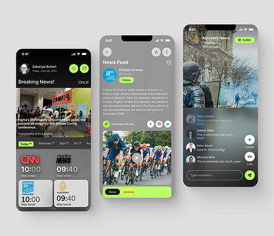 News Mobile App app design design interface mobile app design mobileapp news news app product design ui ui design uiux ux ux design