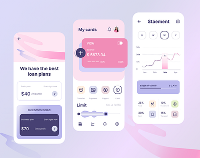 Budget planning app budget planning design financial app planning savings ui ui elements ux ux design app loan app visual appeal
