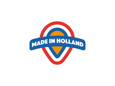 Made in Holland PinPoint holland logo netherlands pin pinpoint tricolor