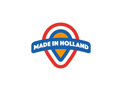 Made in Holland PinPoint holland logo netherlands pin pinpoint tricolor