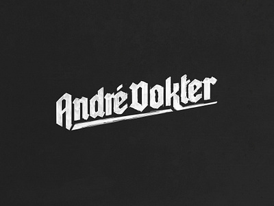 André Dokter Sketch brand branding creative design dining drawing food freehand graphic identity lettering logo logotype rebranding restaurant sketch type typography