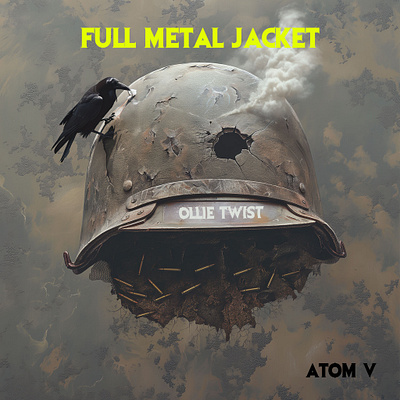 Full Metal Jacket Album Cover album art branding graphic design ollie twist photoshop