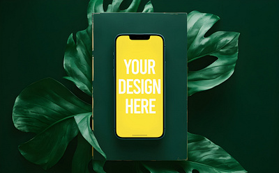 Phone screen mockup graphic design ui