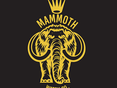 Mammoth Watch Co Logo branding graphic design illustration illustrator logo