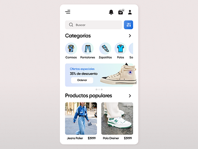 Ecommerce Mobile App e commerce store ui ux