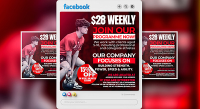 Gym Promotional Post Design advertising fitness graphic design gym instagram post poster poster design promo promotional safarcreation training workout