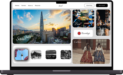 Explore Seoul ui web design