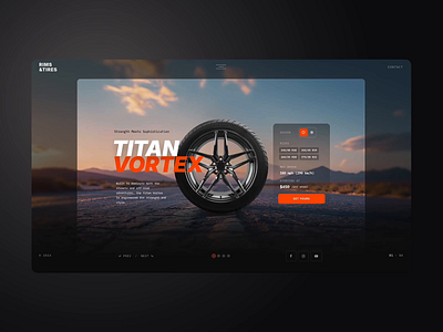 Wheels & Tires Automotive Product Slider for WordPress alloys animation automotive hero image motion graphics product rims slider slider plugin slider revolution tires ui wheels wordpress wordpress slider