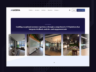 Lucidya customer experience management platform (Careers) ai data analytics animated interactions cards careers carousel clean layout customer experience customer feedback data driven decisions george samuel information architecture lottie lucidya minimalist design responsive design social media analytics ui design user interface ux design website design