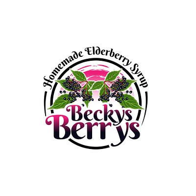 Becky's Berrys - Logo Design - Creasions logo logo design