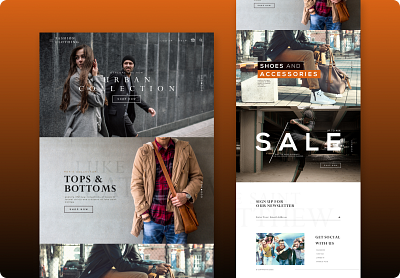 Fashion Clothing - Website Design - Creasions ui web design web development website