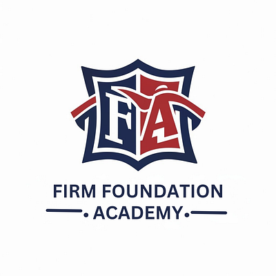 Firm foundation academy logo design 👌 graphic design logo p