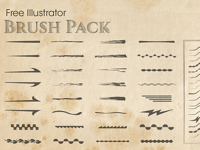 Free Illustrator Brush assets branding designers free brushes graphic graphic design illustrator brushes vector