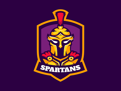 Spartans Esport Team- Logo design branding cartoon design esport gaming graphic design logo logodesign sport vector visualidentity