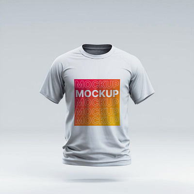 White t-shirt mockup 3d mokcup psd psd mockup t shirt t shirt mockup tshirt