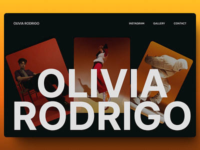 O L I V I A 🌸 branding design fashion figma frontend ui web