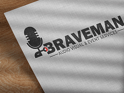 Audio visual and Event services logo design 3d animation audio branding design event graphic design logo motion graphics services studio studiologo ui visual