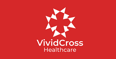 VividCross Healthcare Logo australia brand designer brand identity brand identity designer branding dubai graphic design graphic designer healthcare logo hospital logo india logo logo design logo designer new zealand saudi arabia uae uk usa