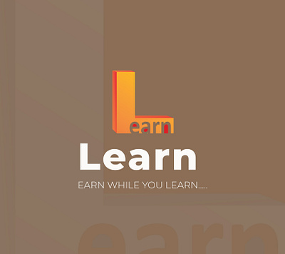 Learn (An E-learning Platform) branding dessign graphic design logo logo design ui vector