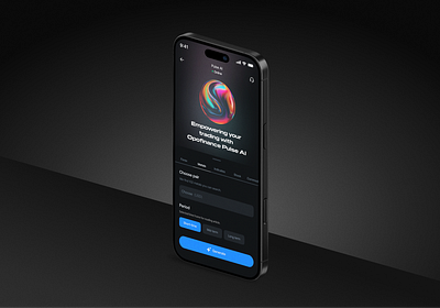Opofinance AI application ai aichatbots aiuxdesign animation application artificialintelligence branding clean crypto cryptocurrency design system graphic design illustration logo onboarding trade tradingview ui uiux visual design