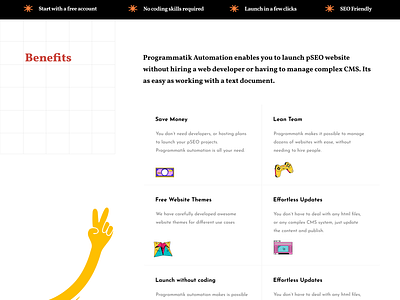 Programmatik brutalism landing retro