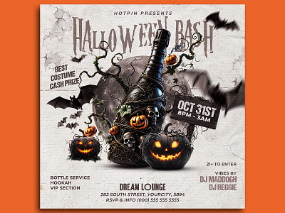 Halloween Flyer Template spooky