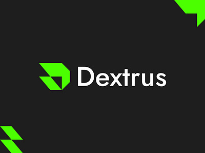 Dextrus - Logo Design arrow branding d letter logo d logo finance