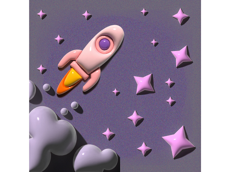 Rocket by Полина on Dribbble