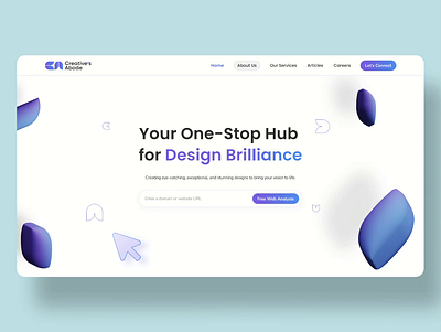 Website Design for Creatives Abode a Design Agency advertising agency animation branding digital homepage marketing mockup seo socialmedia ui ux