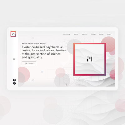 Psychedelic Institute branding creative direction design direction illustration interaction design logo responsive design website wireframes