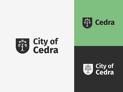 City of Cedra branding graphic design logo