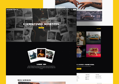 Photografer / Video maker web site - Guilherme Schulze graphic design landing page site ui uiux website