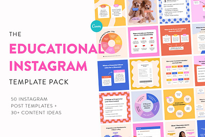 Instagram Educational Posts Pack canva coach canva instagram coach template instagram canva instagram coach instagram post instagram post templates instagram templates canva