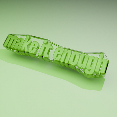 Make it enough. branding design graphic design illustration logo typography