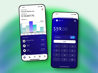 Fintech Mobile App UI Design budgetingapp fintechapp mobileappdesign mobileu personalfinance uidesign userexperience userinterface ux