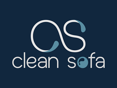 Clean Sofa brand graphic design logo